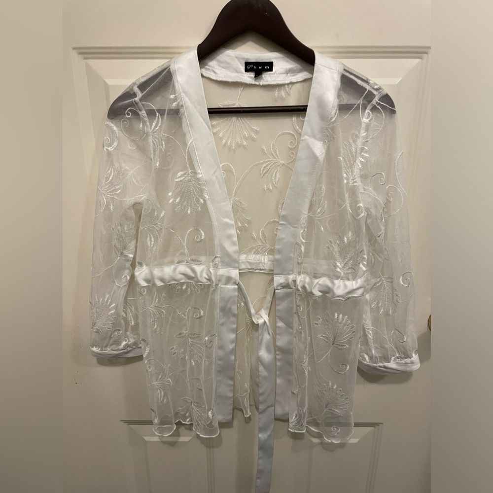 Plum lace jacket